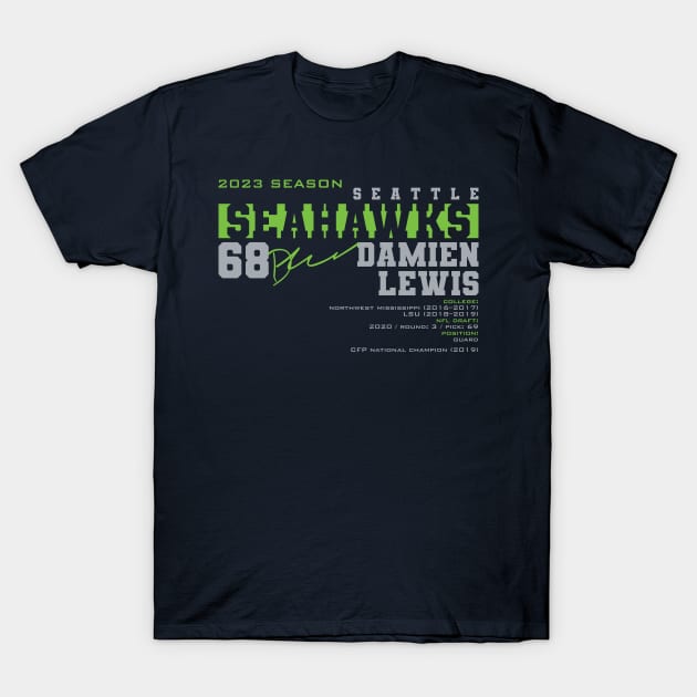 Lewis - Seattle - 2023 T-Shirt by Nagorniak